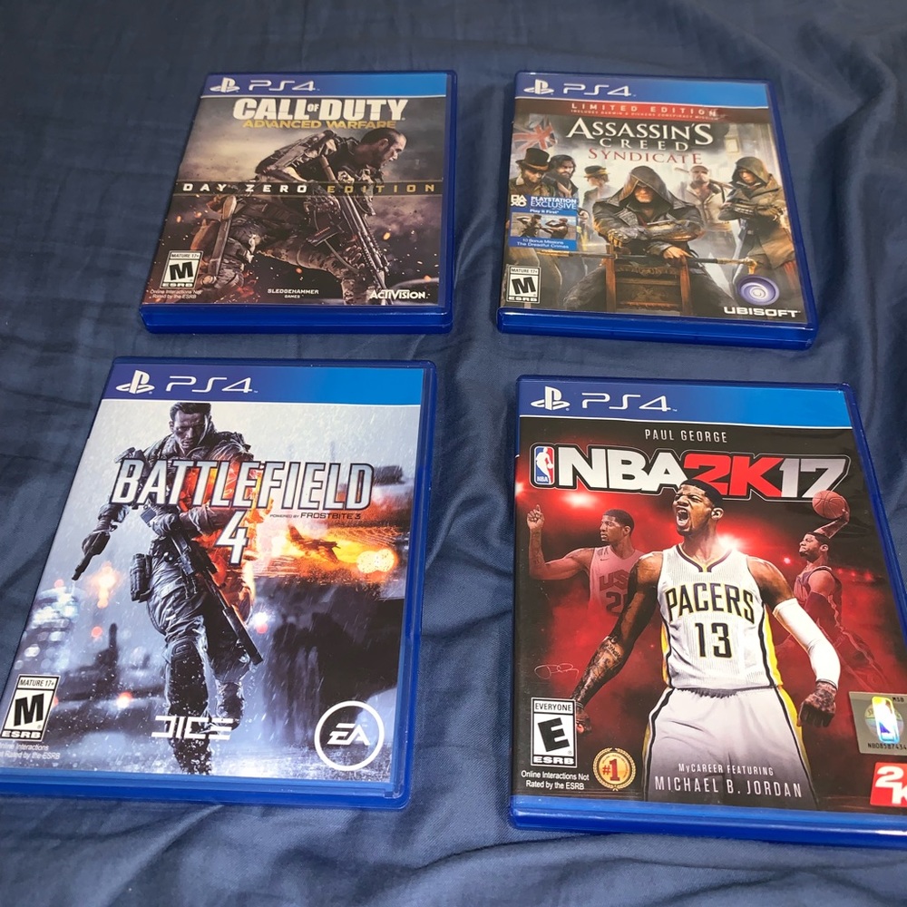 Lot of PS4 games